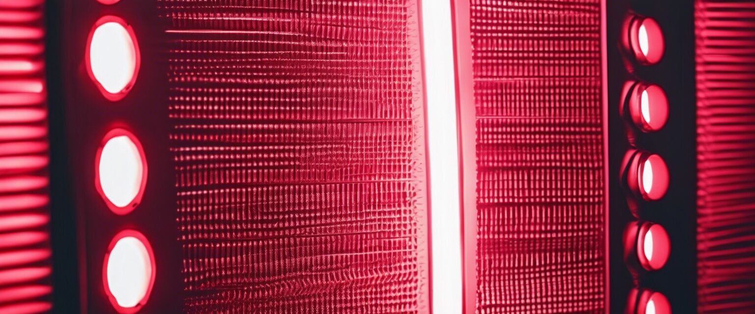 Red light therapy device LED elements