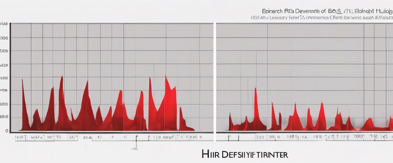 Research chart on red light therapy effectiveness