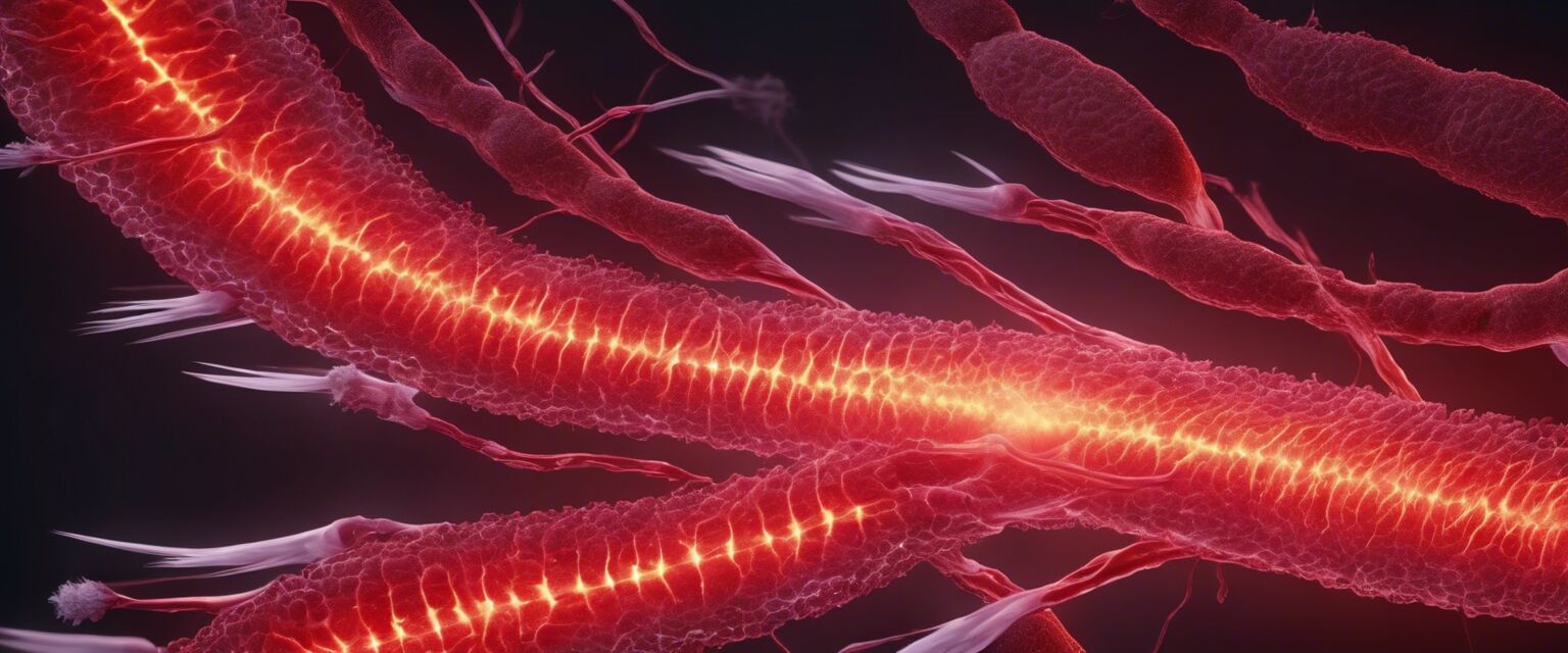 Illustration of how red light therapy works on hair follicles